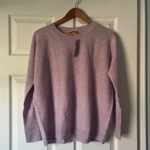 J crew cashmere boyfriend crew neck sweater